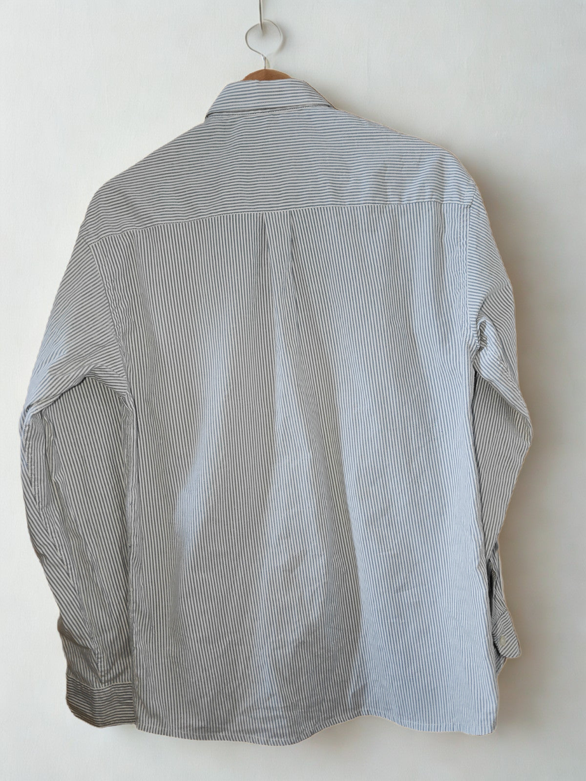 Polo Ralph Lauren Men’s Dress Shirt 15.5 (Approx S/M) Blue White Striped