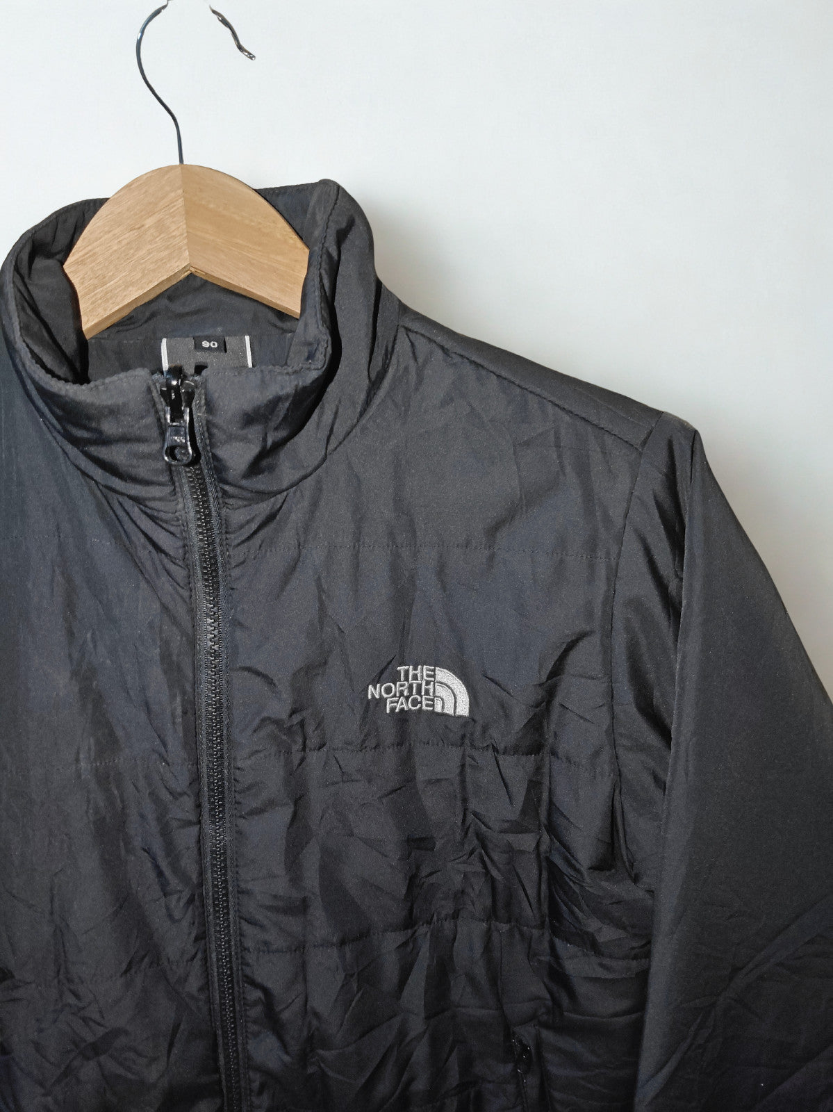 The North Face Men's Black Synthetic Insulated Jacket Size 90 Large Lightweight