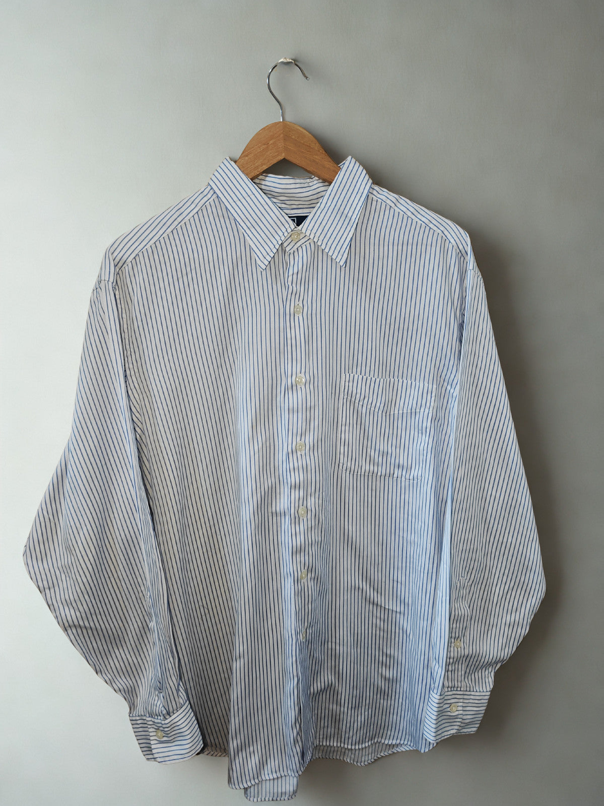 Polo Ralph Lauren Warwick Men’s Striped Shirt Blue/White Size 17.5 34/35 XL