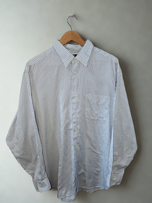 Polo Ralph Lauren Warwick Men’s Striped Shirt Blue/White Size 17.5 34/35 XL