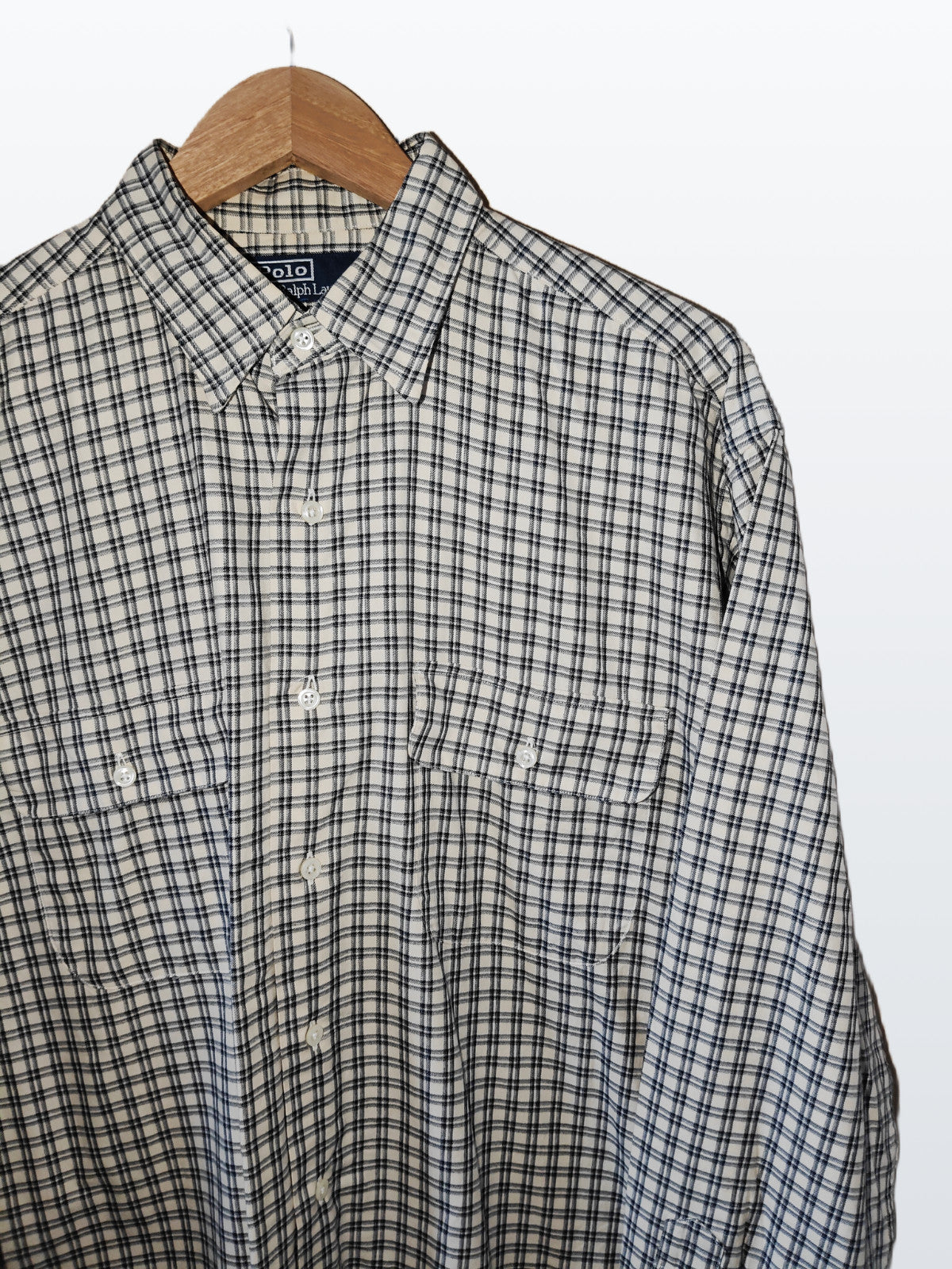 Polo Ralph Lauren Benford Plaid Shirt – Long Sleeve – 100% Cotton – Size M