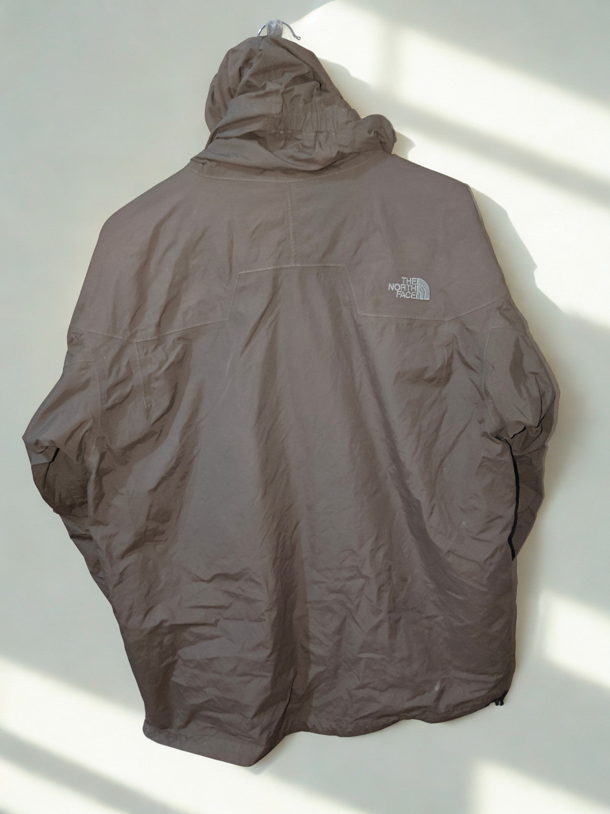 The North Face Brown Four-Pocket Outdoor Jacket Men’s Large Hooded Utility