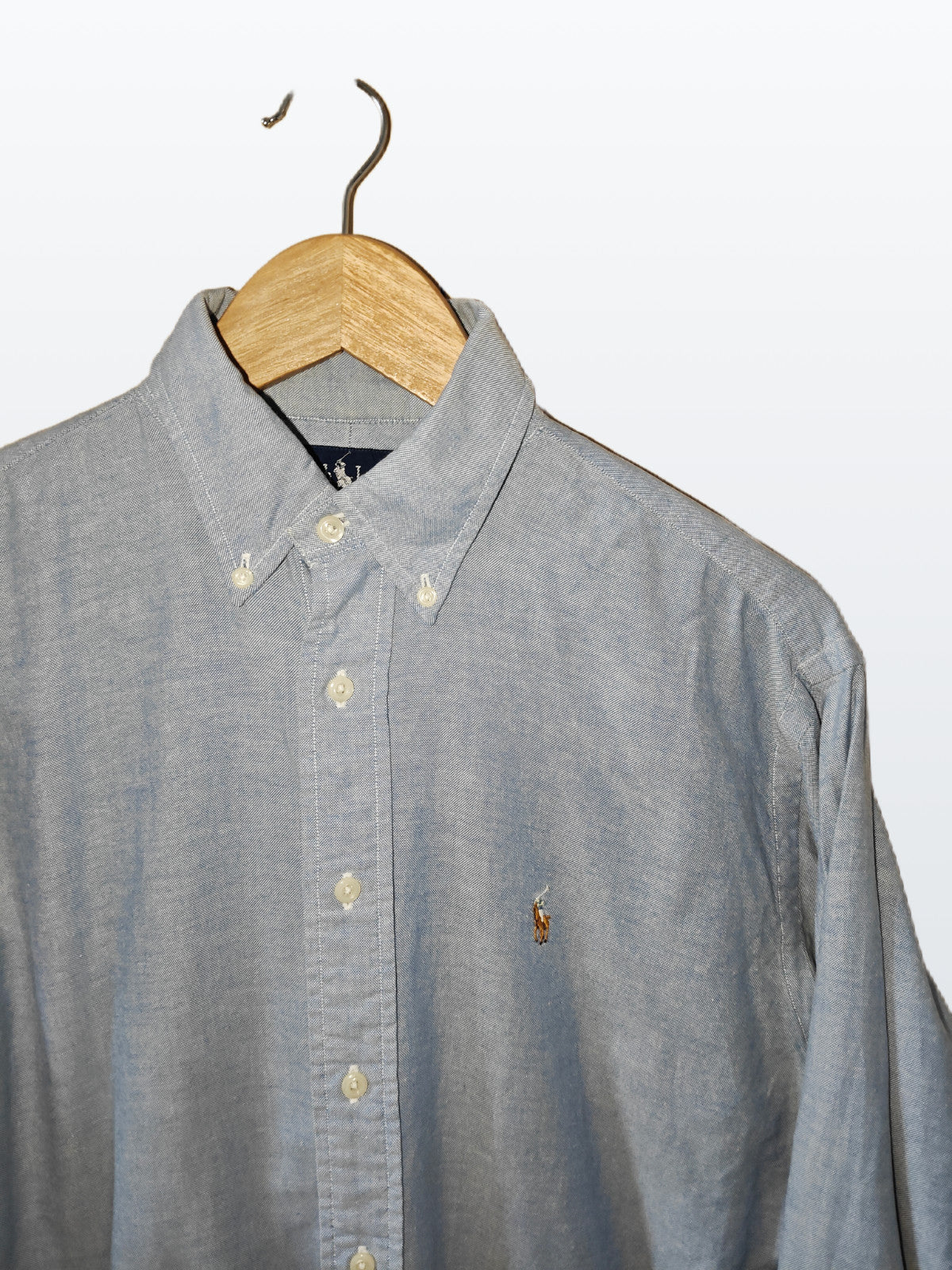 Ralph Lauren Men’s Light Blue Oxford Shirt Size 8 (Approx S/M)  Button Down