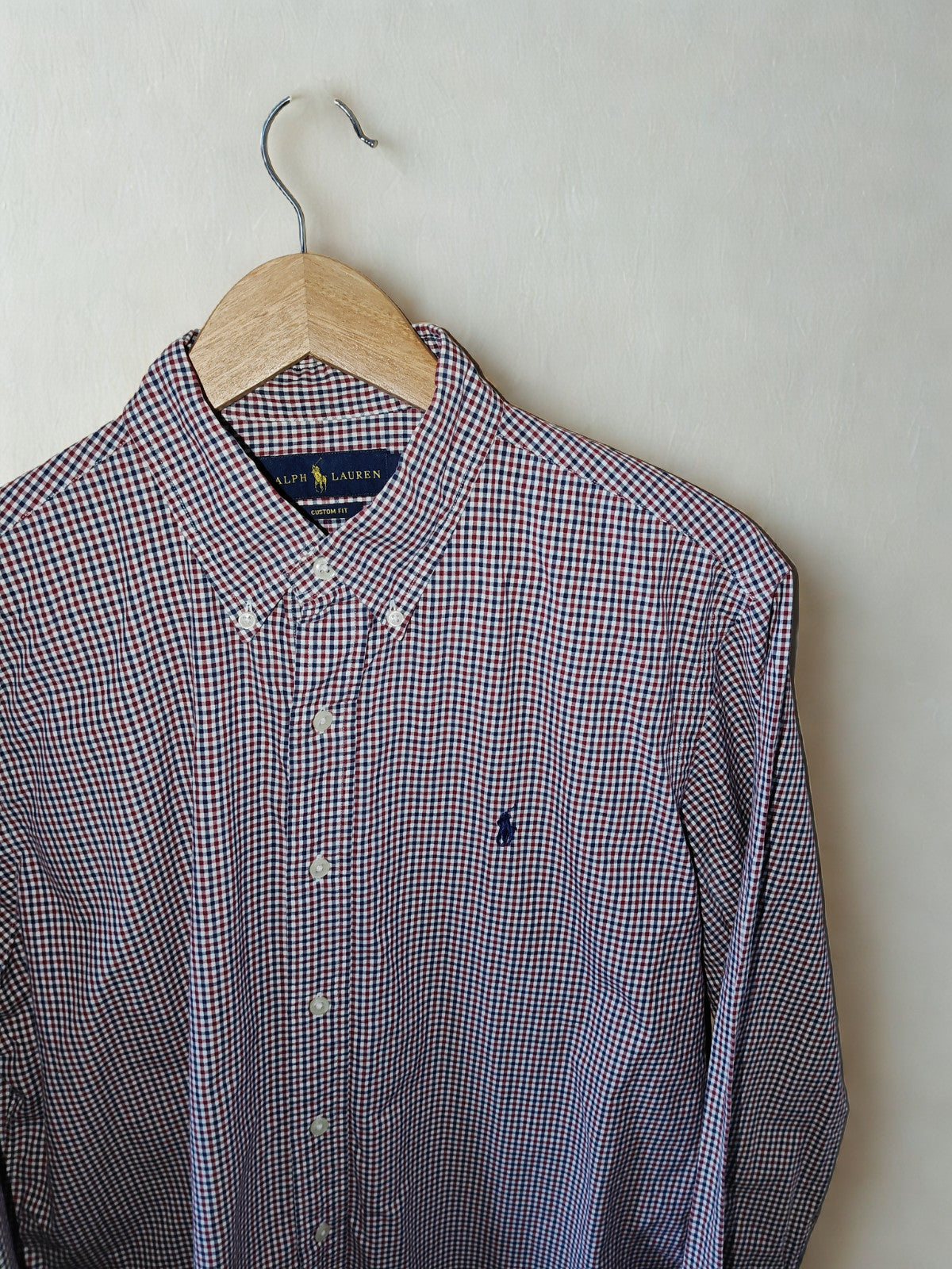 Ralph Lauren Custom Fit Checkered Shirt – Size L