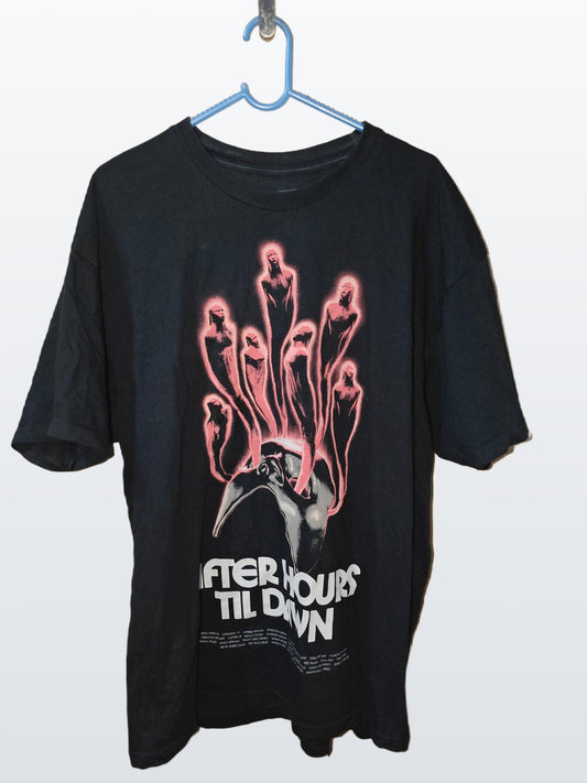 The Weeknd XO After Hours Til Dawn Global Stadium Tour T-Shirt Black Size XL