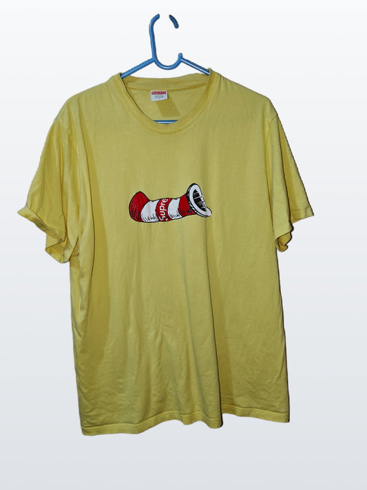 Supreme Cat In The Hat Tee T Shirt Large Medium FW18