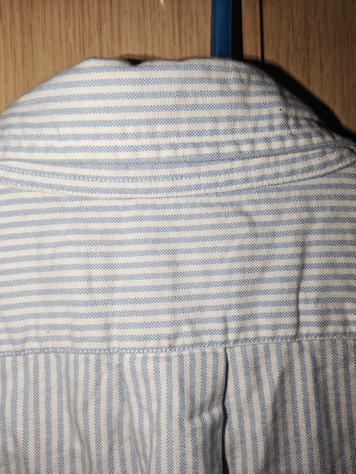 Ralph Lauren Men’s XL Dress Shirt Blue White Stripe Button Down Classic Fit