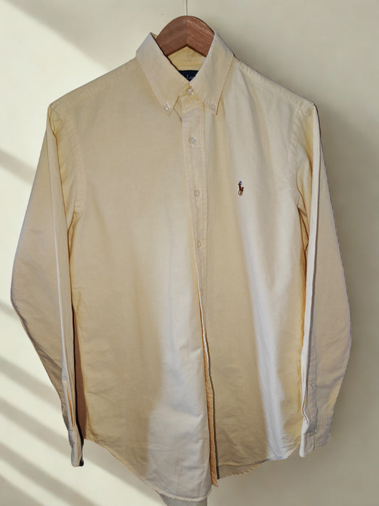 Ralph Lauren Classic Fit Oxford Shirt – Yellow (16.5 - 34/35) Large L