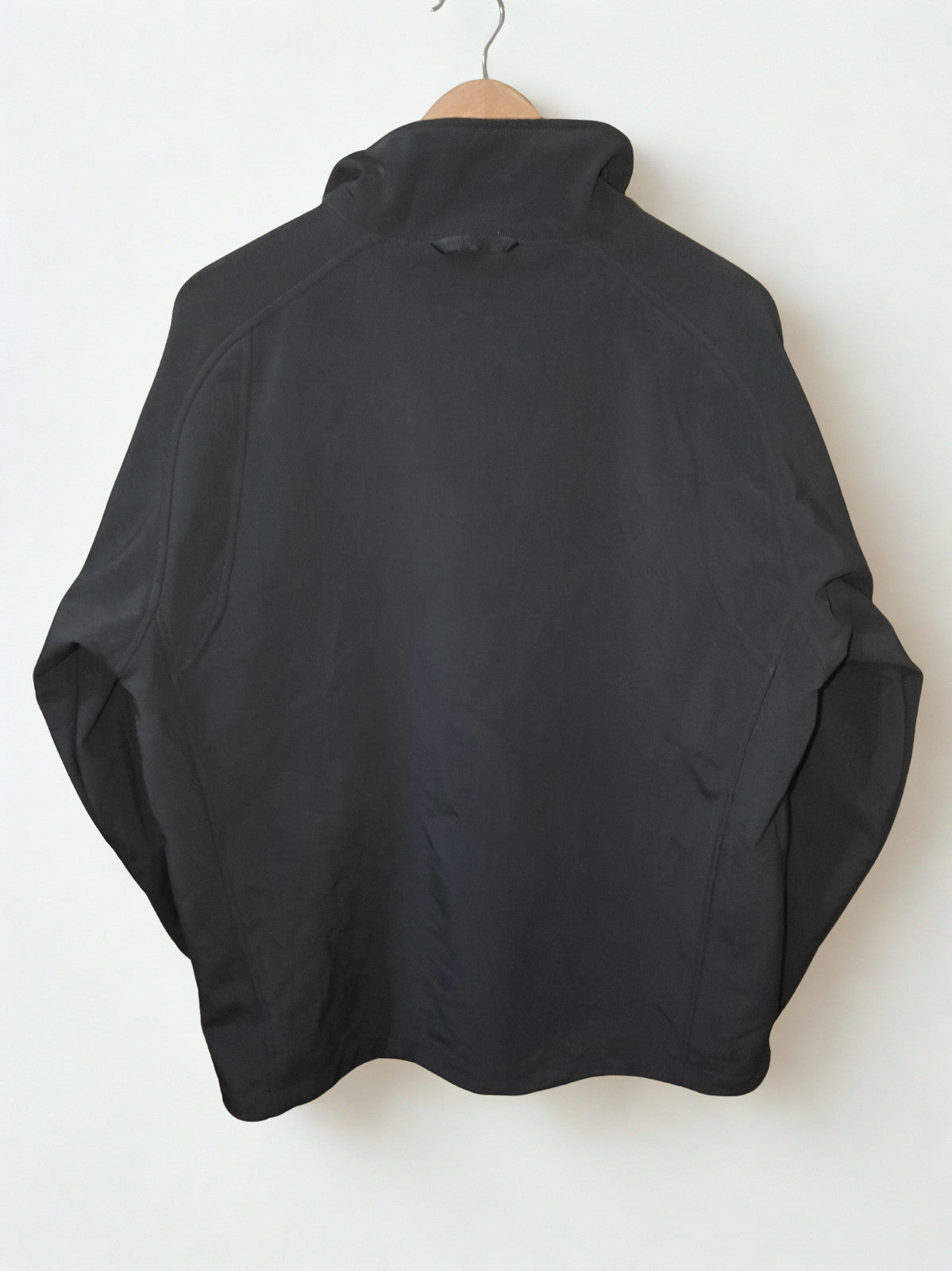The North Face Men's Large Black Softshell Jacket Full Zip Windproof Stretch
