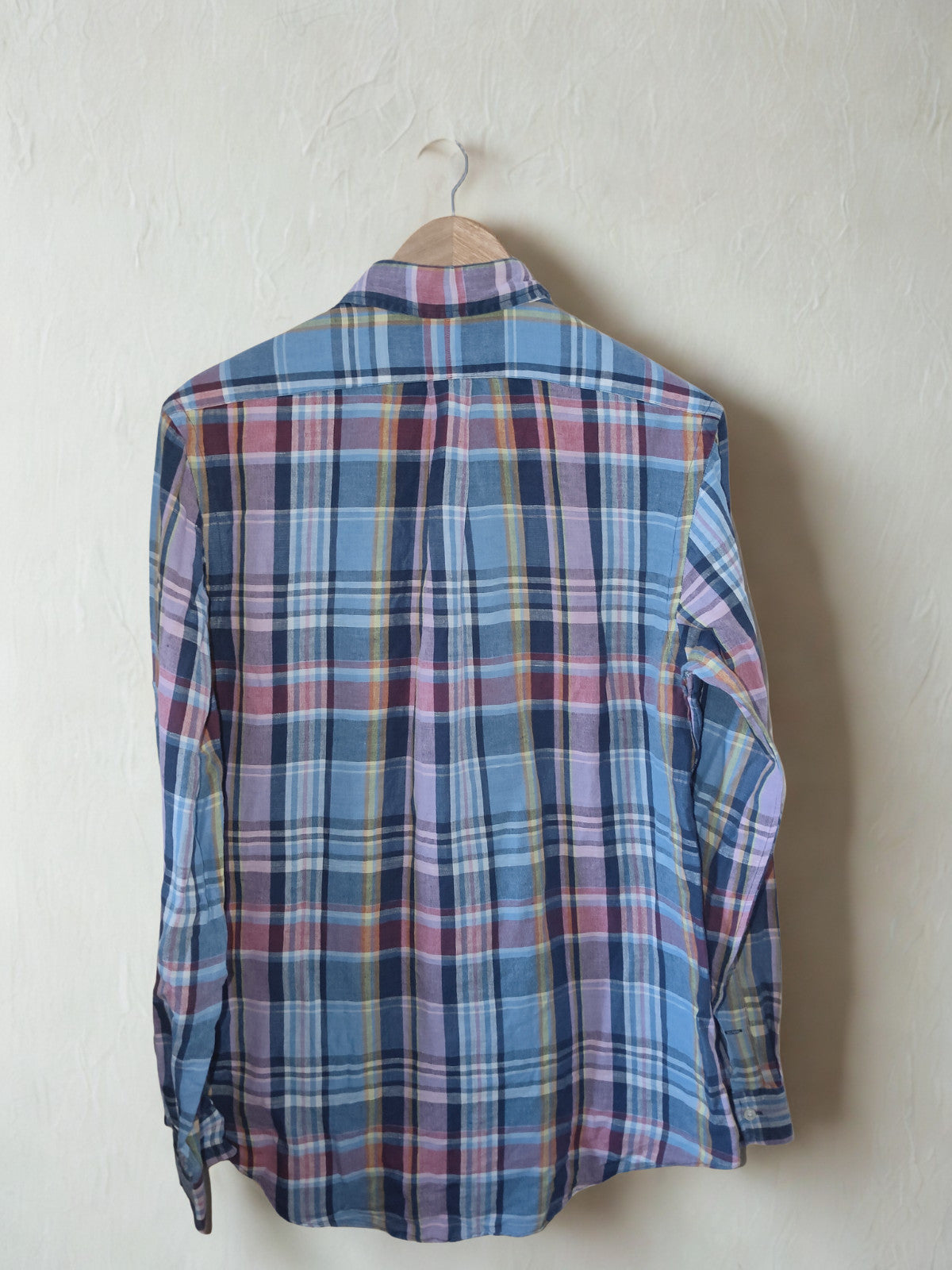Polo Ralph Lauren Custom Fit Madras Plaid Long Sleeve Shirt – Size M