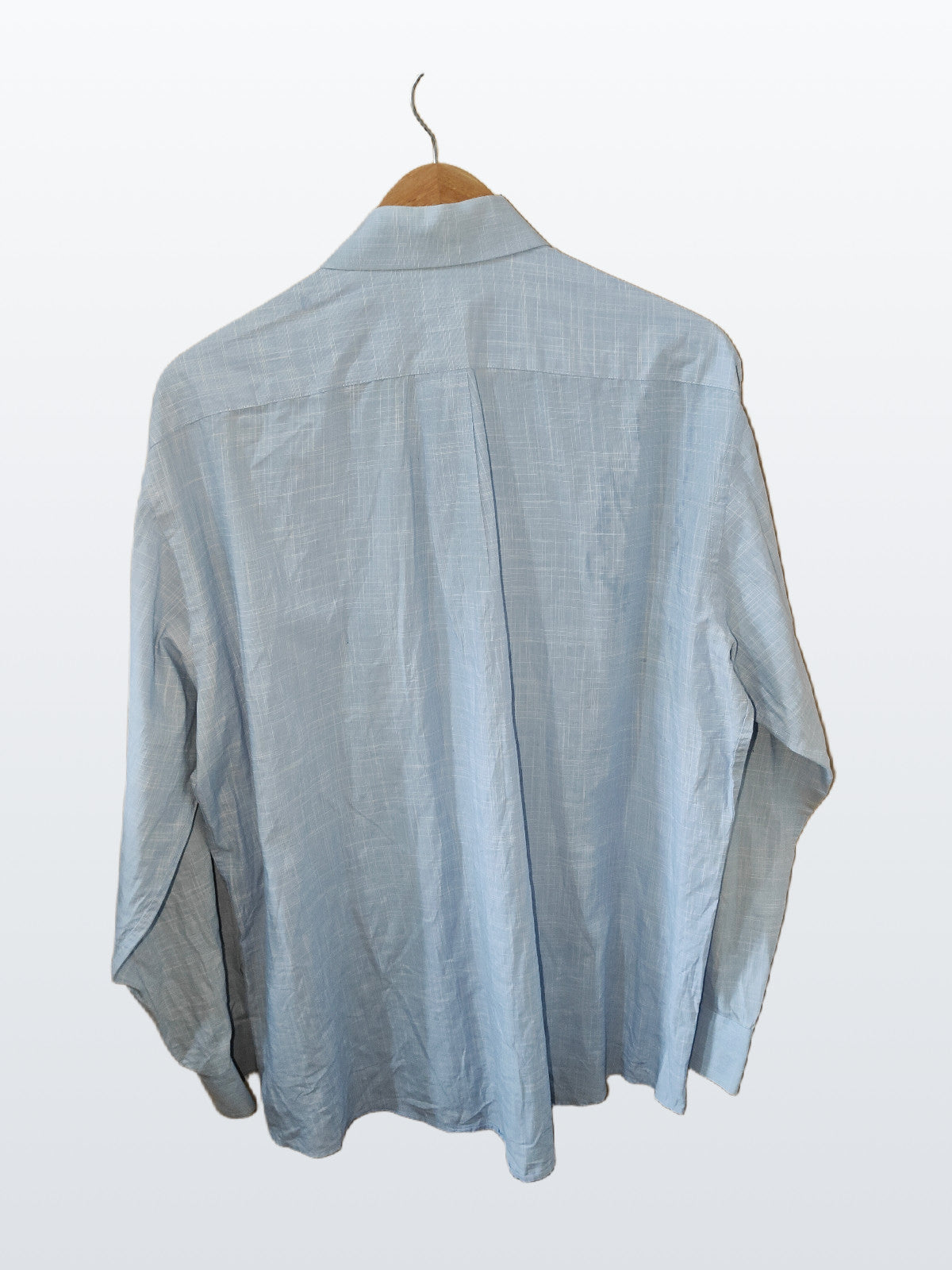 U.S. Polo Assn. Men’s Dress Shirt Light Blue Long Sleeve Regular Fit Size XL