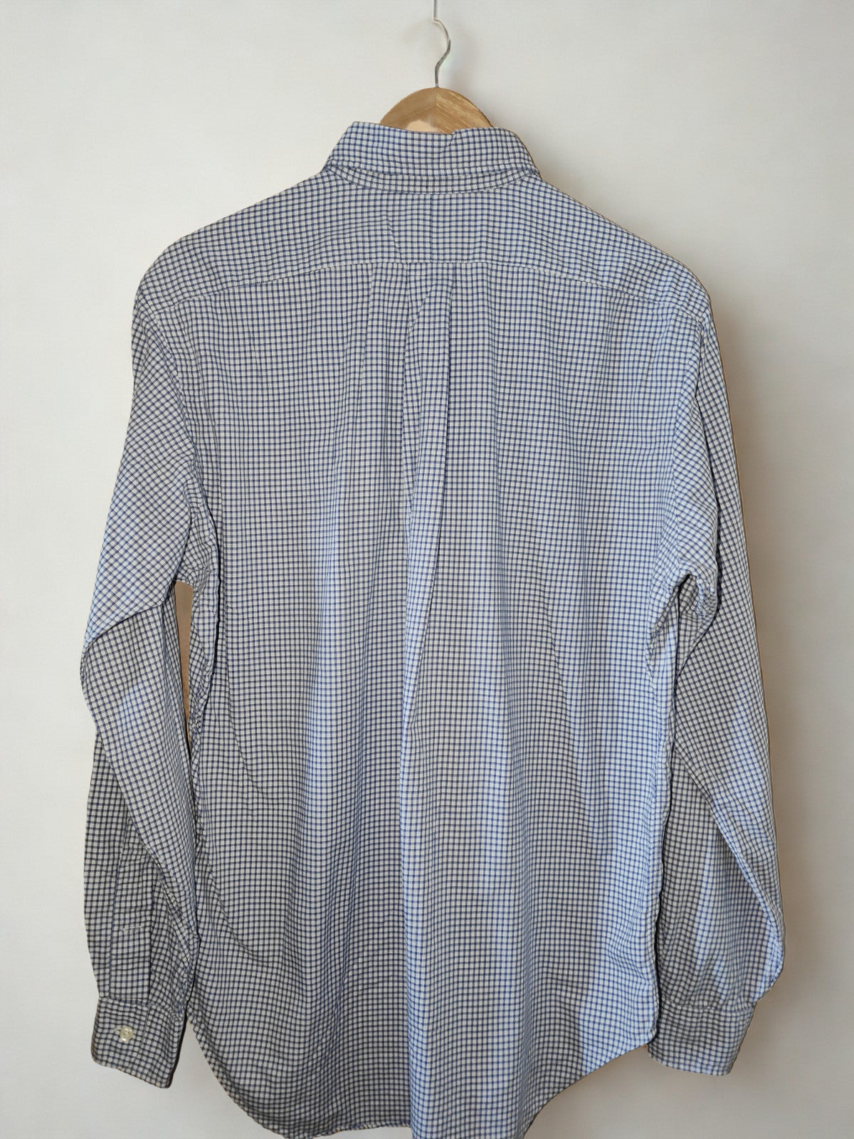 Polo Ralph Lauren Classic Fit Blue Micro-Check Shirt – Size 16.5 (XL)
