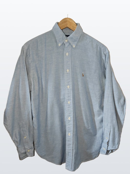 Ralph Lauren Men’s Light Blue Oxford Shirt Size 8 (Approx S/M)  Button Down