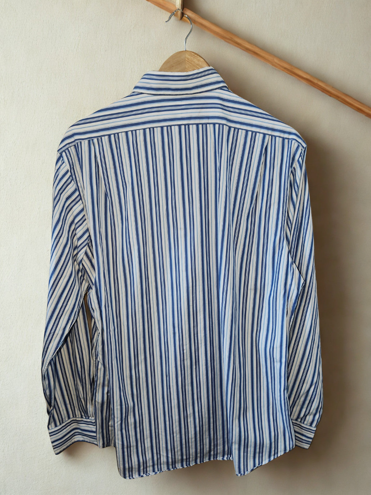 Polo by Ralph Lauren Durham Fit Striped Shirt Blue/White Size 16 ½ 34/35 M