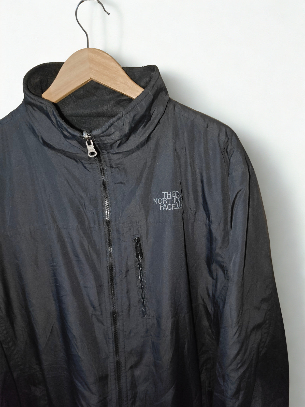 The North Face Summit Series Zip-In Reversible Fleece Liner Jacket Men XL Black