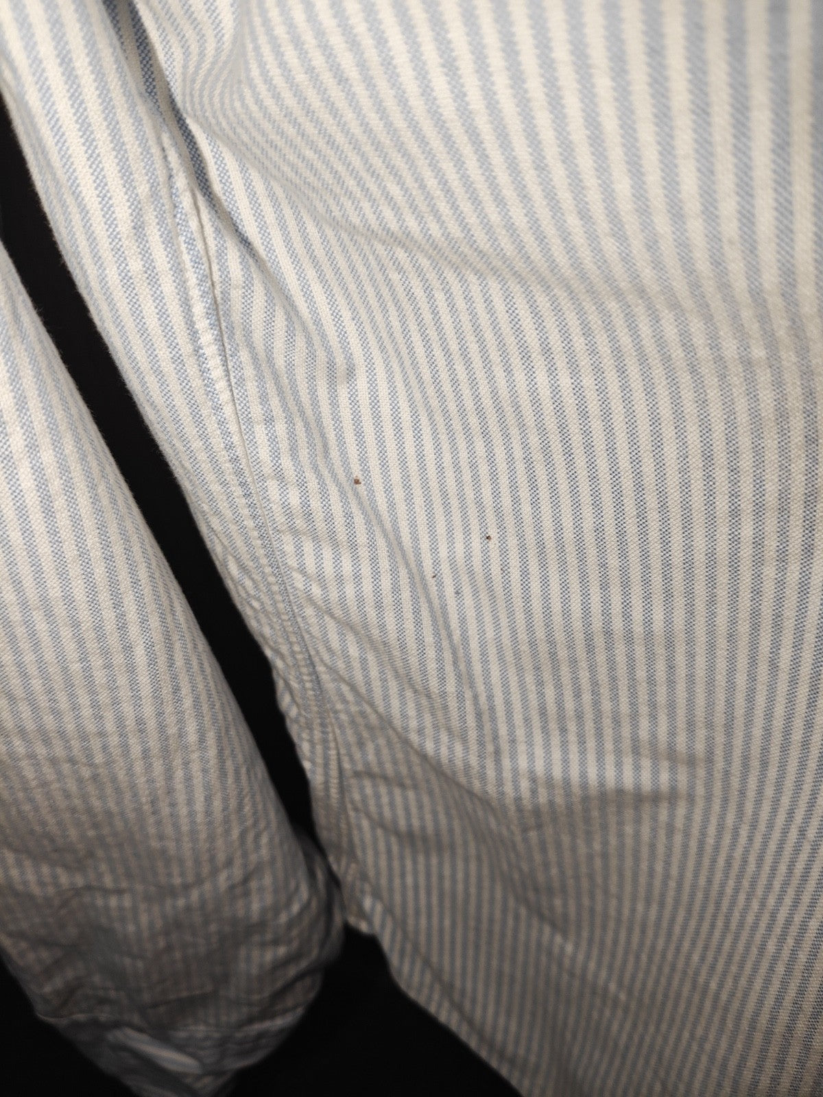 Ralph Lauren Men’s XL Dress Shirt Blue White Stripe Button Down Classic Fit